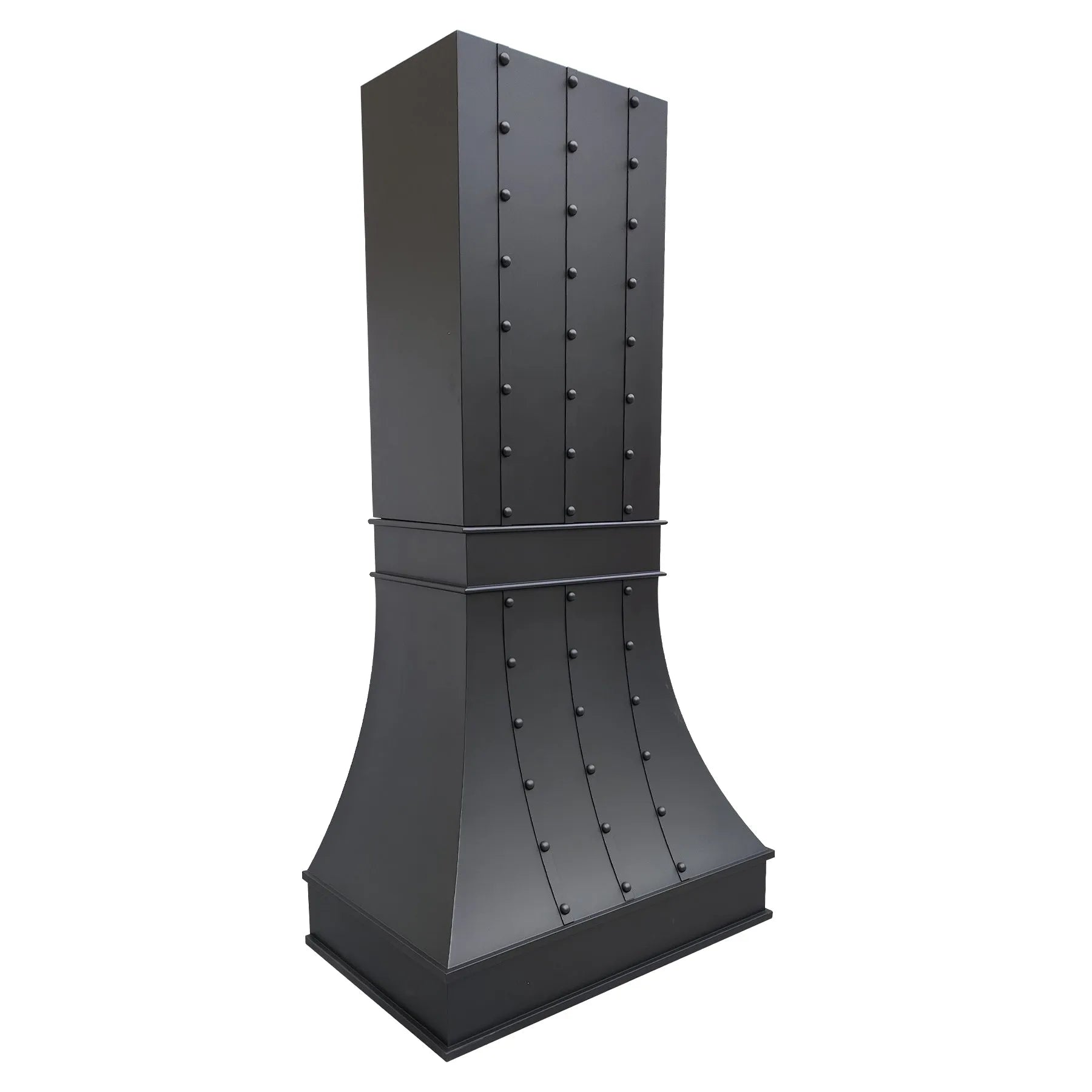 Fobest Black Metal Range Hood FSS-338-Stainless Steel Range Hood-Fobest