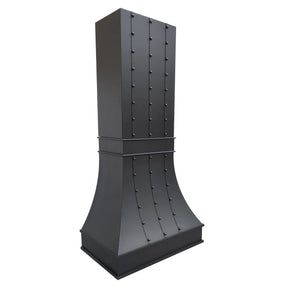 Fobest Black Metal Range Hood FSS-338-Stainless Steel Range Hood-Fobest