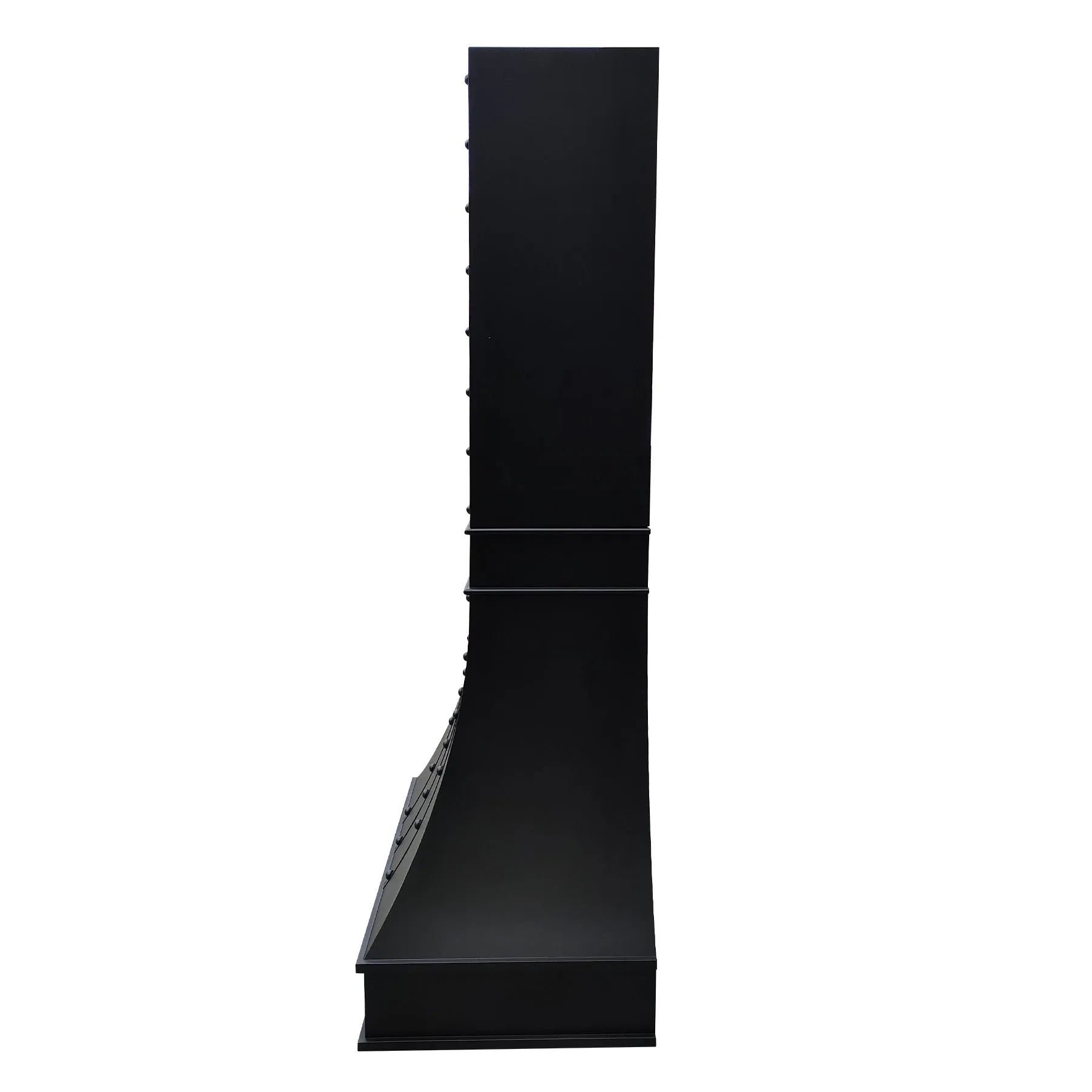 Fobest Black Metal Range Hood FSS-338-Stainless Steel Range Hood-Fobest