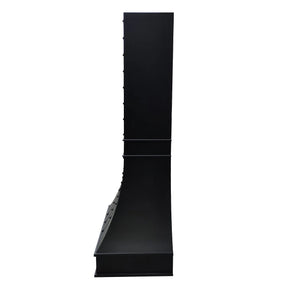 Fobest Black Metal Range Hood FSS-338-Stainless Steel Range Hood-Fobest