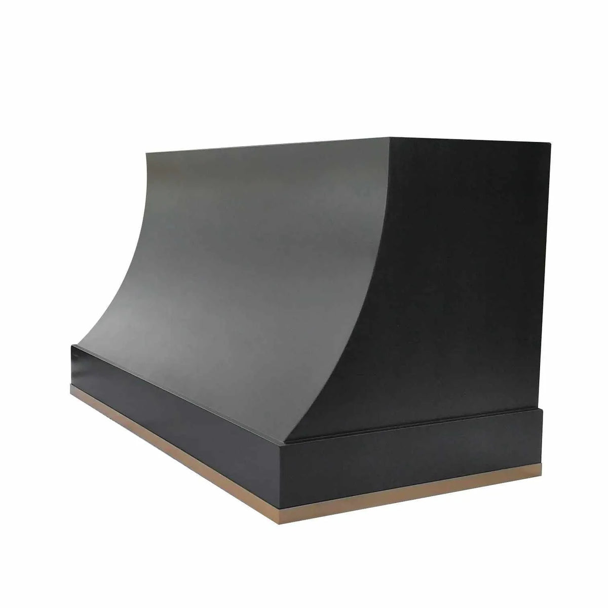 Fobest Black Metal Range Hood with brass bottom FSS-180-Stainless Steel Range Hood-Fobest