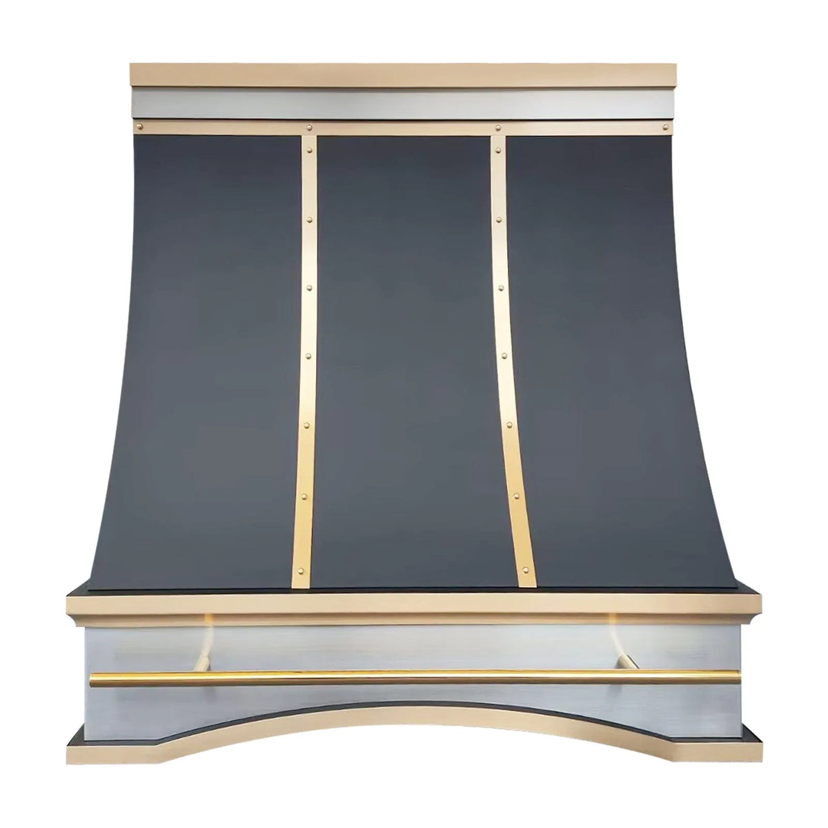 Fobest Black Range Hood Stainless Steel with Arched Base FSS-411-Stainless Steel Range Hood-Fobest
