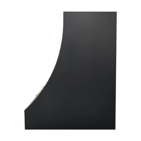 Fobest Black Stainless Steel Custom Stove Hood with Brass Decor FSS-459