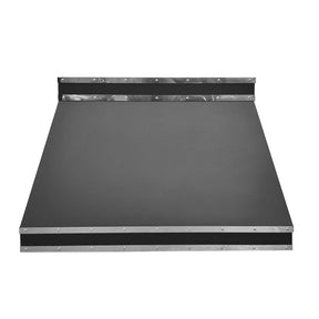 Fobest Black Stainless Steel Range Hood with horizontal straps FSS-11-Stainless Steel Range Hood-Fobest