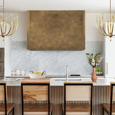 Fobest Box Aged Brass Range Hood FSS-337-Stainless Steel Range Hood-Fobest