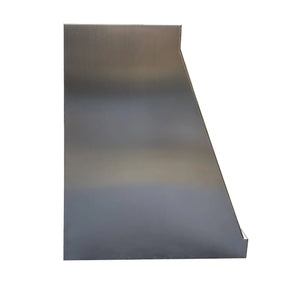 Fobest Box-Style Stainless Steel Range Hood with Brushed Brass Framing FSS-125-Stainless Steel Range Hood-Fobest