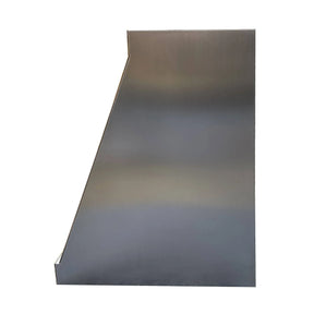 Fobest Box-Style Stainless Steel Range Hood with Brushed Brass Framing FSS-125-Stainless Steel Range Hood-Fobest