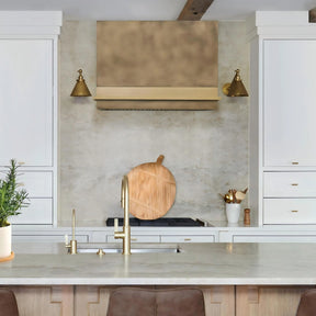 Fobest Brass Range Hood with Clean Panel Design FSS-404-Stainless Steel Range Hood-Fobest