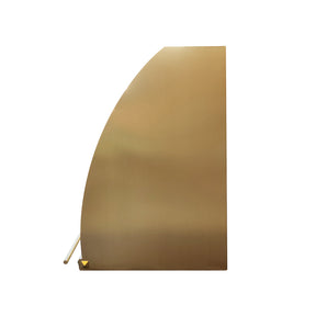 Fobest Brass Range Hood with Polished Gold Trim FSS-382-Stainless Steel Range Hood-Fobest