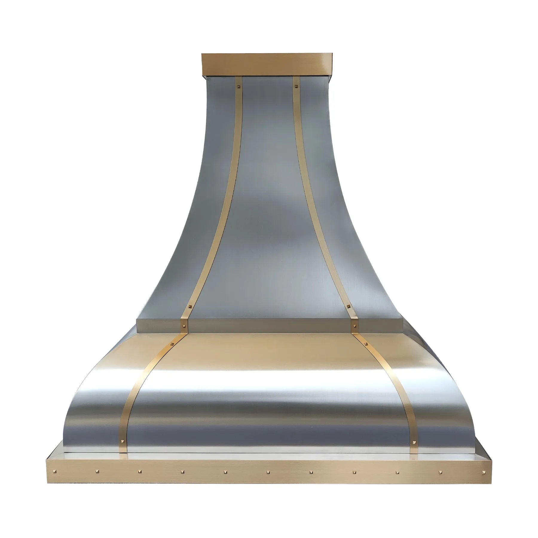 Fobest Brass & Stainless Steel Custom Range Hood FSS-438-Stainless Steel Range Hood-Fobest