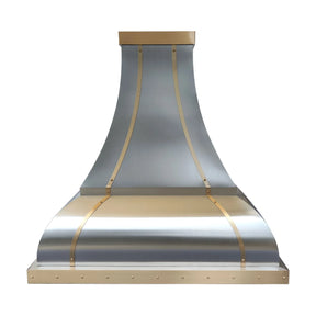 Fobest Brass & Stainless Steel Custom Range Hood FSS-438-Stainless Steel Range Hood-Fobest