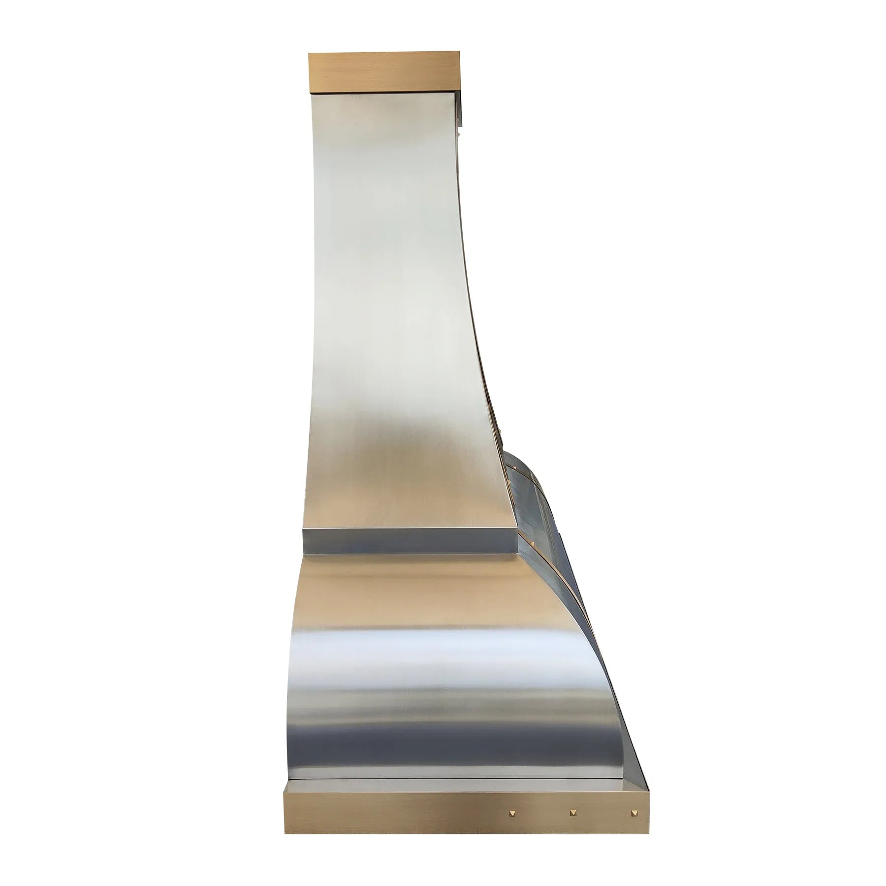 Fobest Brass & Stainless Steel Custom Range Hood FSS-438-Stainless Steel Range Hood-Fobest