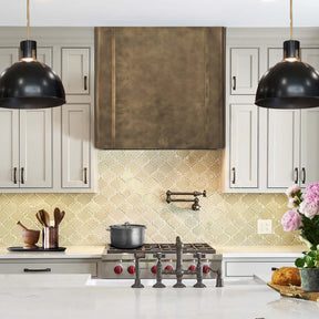 Fobest Brass Stove Hood with Seamless Corners FSS-419-Stainless Steel Range Hood-Fobest