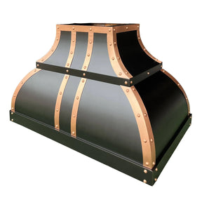 Fobest Brass and Stainless Steel Range Hood FSS-15-Stainless Steel Range Hood-Fobest