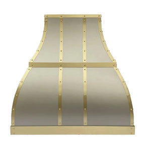 Fobest Brass and Stainless Steel Range Hood FSS-15-Stainless Steel Range Hood-Fobest