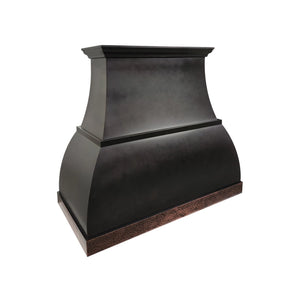 Fobest Bronze Copper Kitchen Hood with Antique Apron FCP-242-Copper Range Hood-Fobest