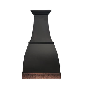 Fobest Bronze Copper Kitchen Hood with Antique Apron FCP-242-Copper Range Hood-Fobest