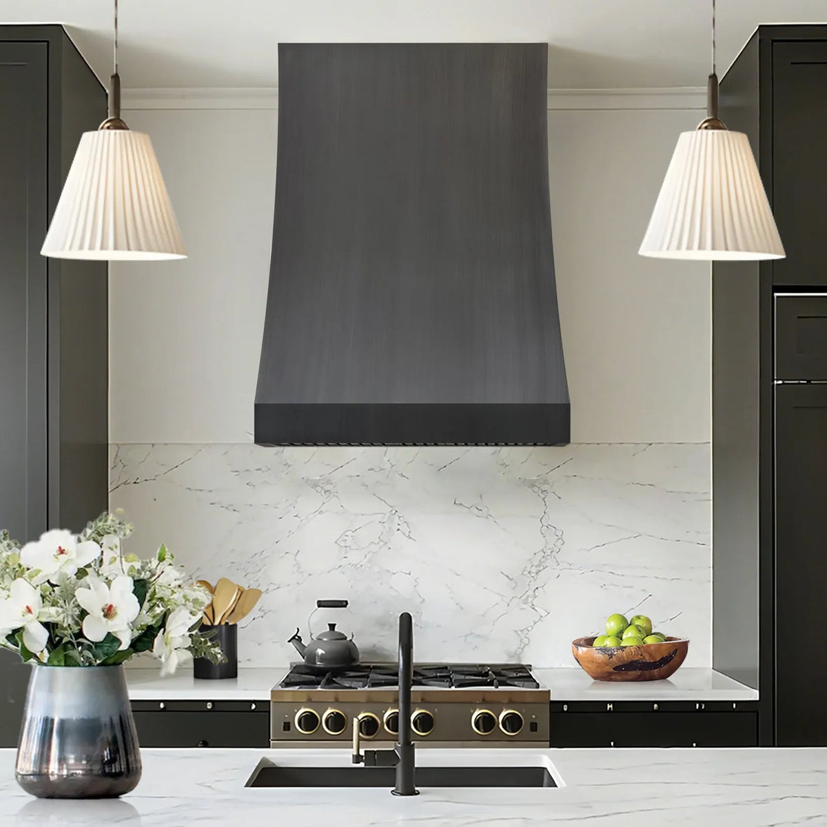 Fobest Brushed Grey Stainless Steel Custom Range Hood FSS-463