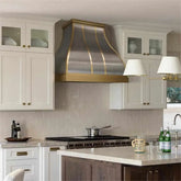 Fobest Brushed Stainless Steel Custom Range Hood FSS-45-Stainless Steel Range Hood-Fobest