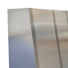 Fobest Brushed Stainless Steel Range Hood with Brass Pot Rail FSS-400-Stainless Steel Range Hood-Fobest