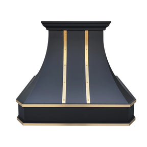Fobest Classic Black Stainless Steel Range Hood FSS-90-Stainless Steel Range Hood-Fobest