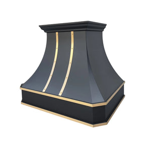Fobest Classic Black Stainless Steel Range Hood FSS-90-Stainless Steel Range Hood-Fobest