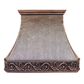 Fobest Classic Copper Range Hood with Classic Apron Pattern FCP-30-Copper Range Hood-Fobest