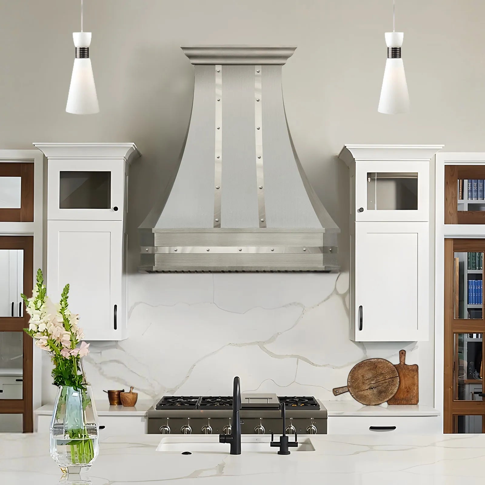 Fobest Classic Custom Stainless Steel Range Hood FSS-40-Stainless Steel Range Hood-Fobest