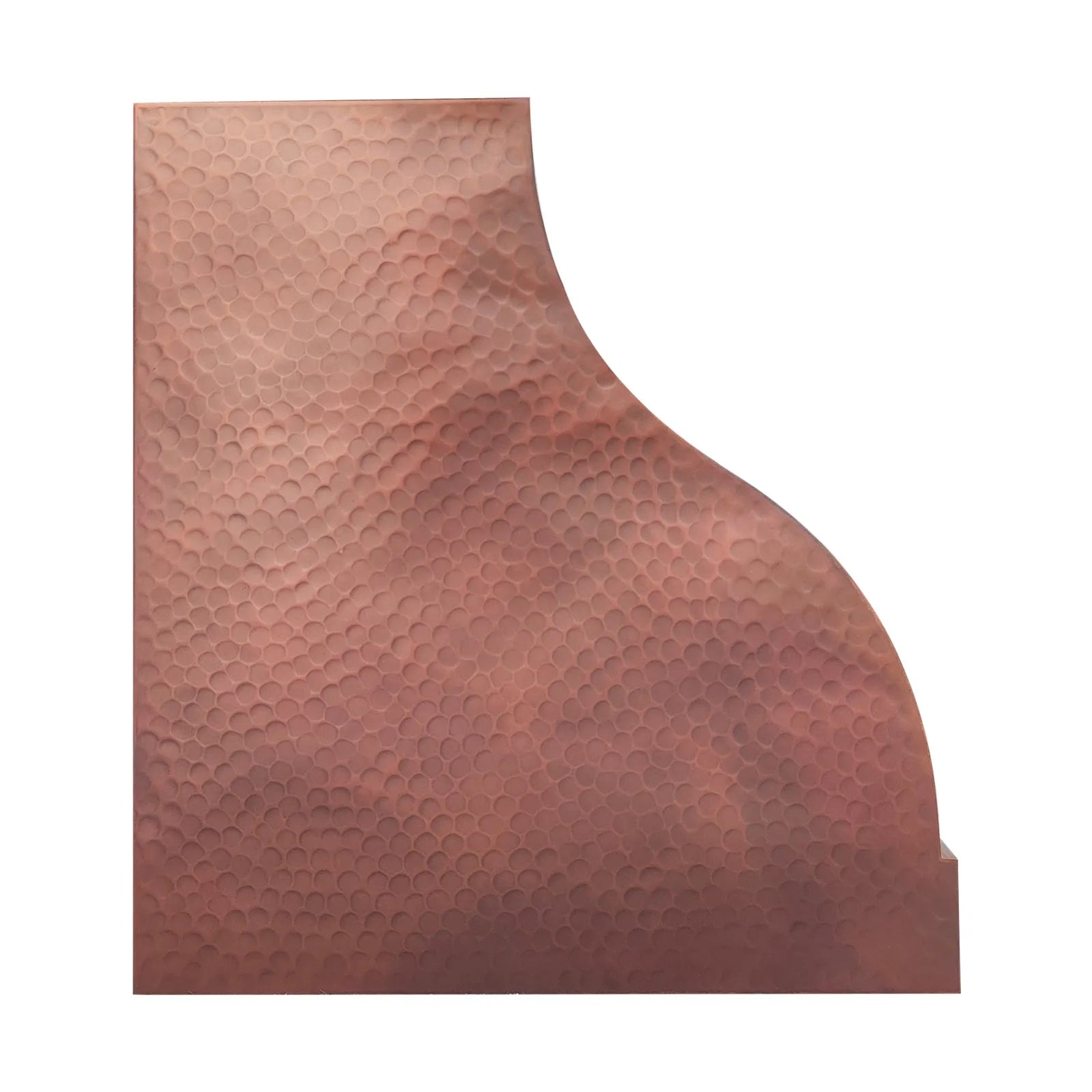 Fobest Copper Curved Range Hood Hammered Finish FCP-273-Copper Range Hood-Fobest