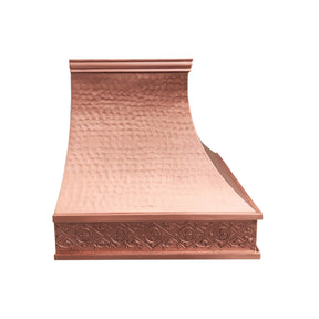 Fobest Copper Custom Range Hood with Hammered Finish FCP-64-Copper Range Hood-Fobest