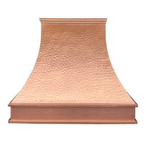 Fobest Copper Custom Range Hood with Hammered Finish FCP-64-Copper Range Hood-Fobest