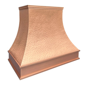 Fobest Copper Custom Range Hood with Hammered Finish FCP-64-Copper Range Hood-Fobest