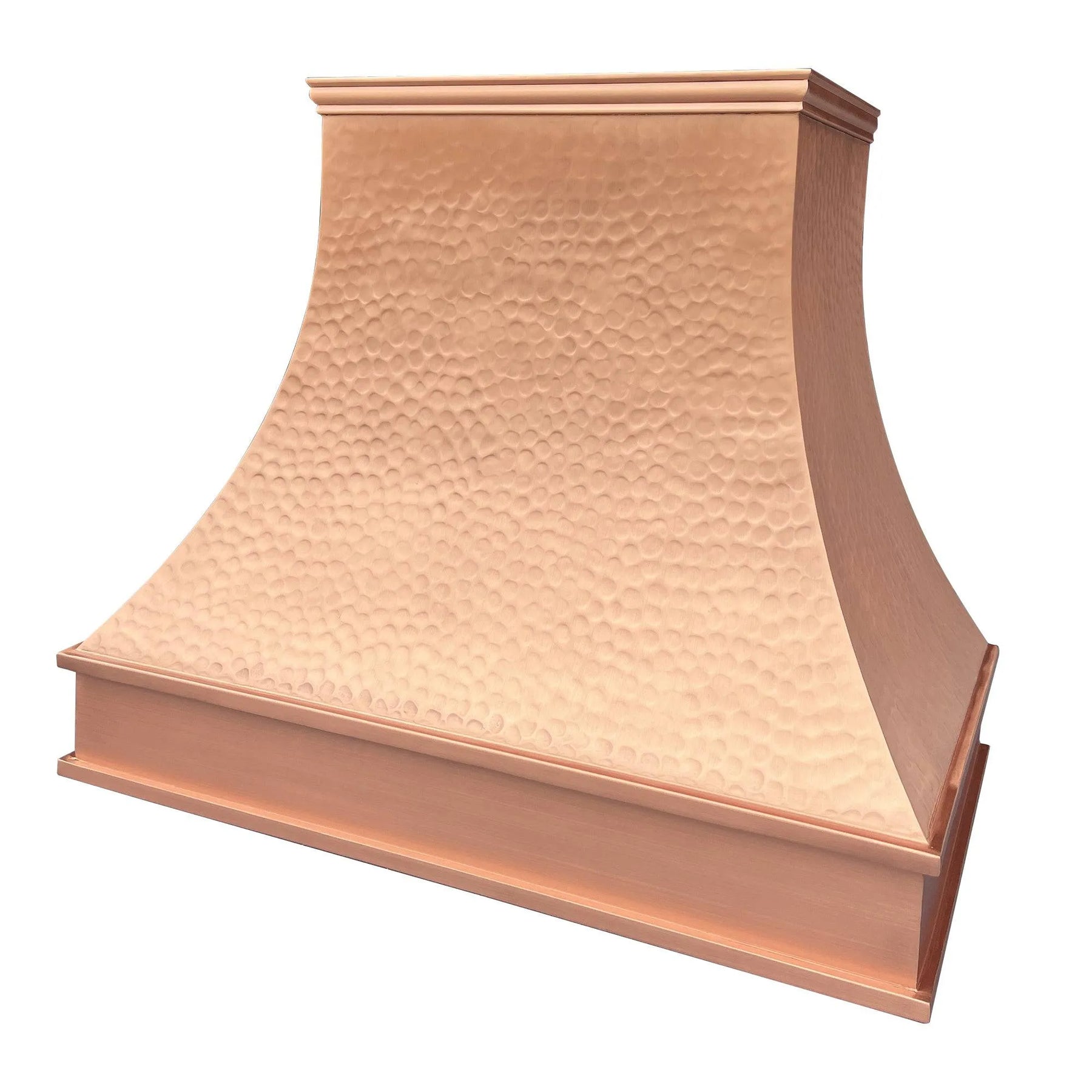 Fobest Copper Custom Range Hood with Hammered Finish FCP-64-Copper Range Hood-Fobest