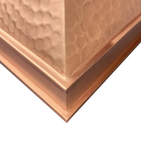 Fobest Copper Custom Range Hood with Hammered Finish FCP-64-Copper Range Hood-Fobest