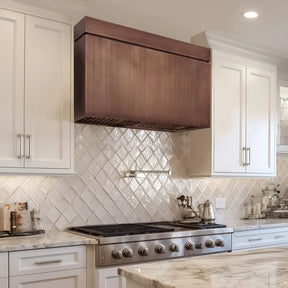 Fobest Copper Kitchen Hood Box Shape FCP-258-Copper Range Hood-Fobest