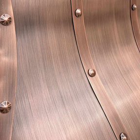 Fobest Copper Kitchen Hood with Hammered Texture Apron FCP-45-Copper Range Hood-Fobest