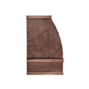 Fobest Copper Kitchen Hood with Pot Rail FCP-115-Copper Range Hood-Fobest