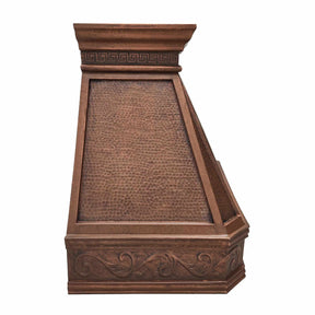 Fobest Copper Kitchen Hood with Vintage Color Design FCP-166-Copper Range Hood-Fobest