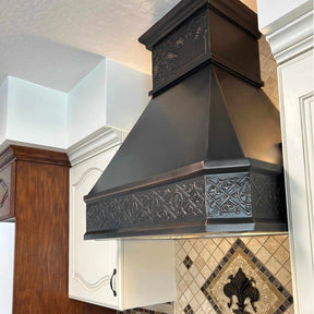 Fobest Copper Kitchen Hood with Vintage Design FCP-164-Copper Range Hood-Fobest