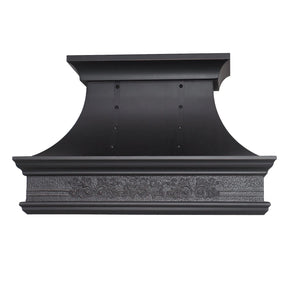 Fobest Copper Kitchen Range Hood with Ornamental Trim FCP-262-Copper Range Hood-Fobest
