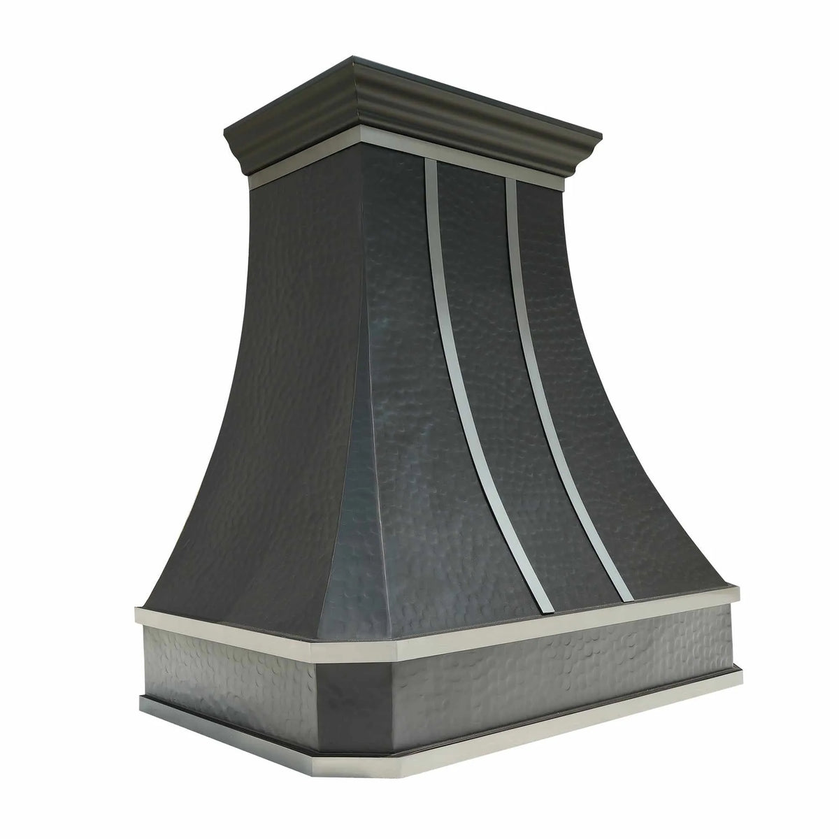 Fobest Copper Kitchen Range Hood with stainless steel straps FCP-133-Copper Range Hood-Fobest