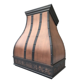 Fobest Copper Kitchen Range Hoods with Bell Shape FCP-209-Copper Range Hood-Fobest