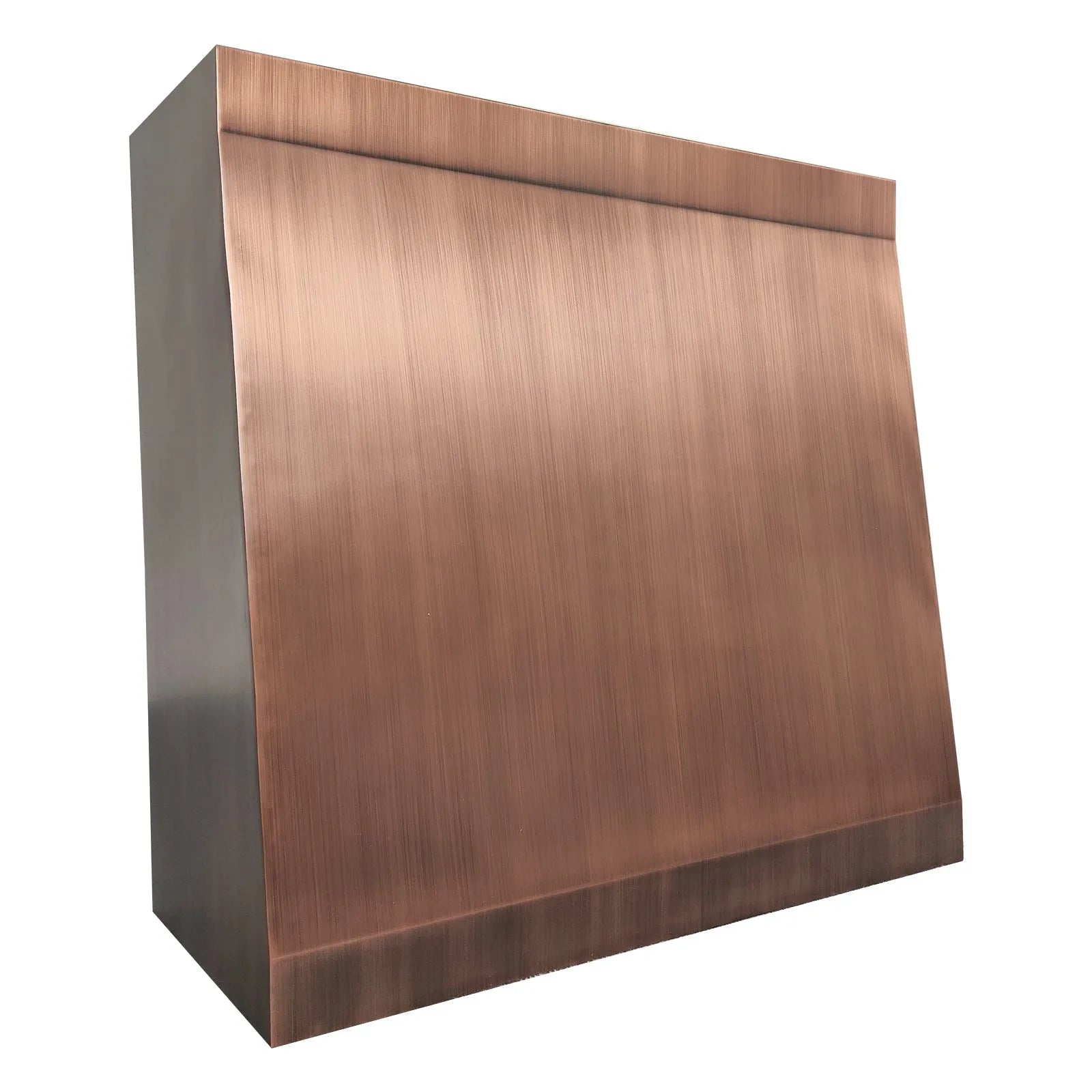 Fobest Copper Kitchen Stove Hood with Flat Front FCP-272-Copper Range Hood-Fobest