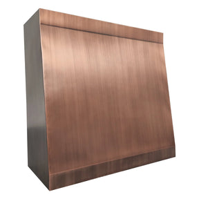 Fobest Copper Kitchen Stove Hood with Flat Front FCP-272-Copper Range Hood-Fobest