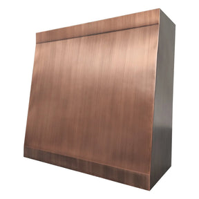 Fobest Copper Kitchen Stove Hood with Flat Front FCP-272-Copper Range Hood-Fobest