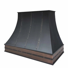 Fobest Copper Range Hood with Antique Copper Apron FCP-82-Copper Range Hood-Fobest