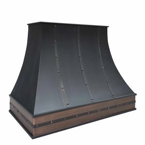 Fobest Copper Range Hood with Antique Copper Apron FCP-82-Copper Range Hood-Fobest