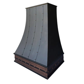 Fobest Copper Range Hood with Antique Copper Apron FCP-82-Copper Range Hood-Fobest