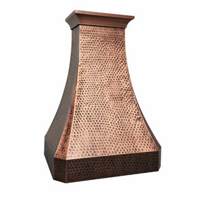 Fobest Copper Range Hood with Antique Hammer Texture FCP-179-Copper Range Hood-Fobest