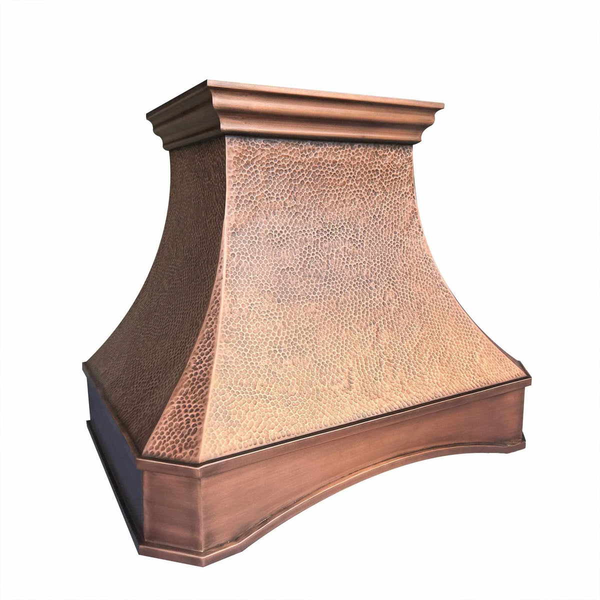Fobest Copper Range Hood with Bottom Arched Design FCP-43-Copper Range Hood-Fobest